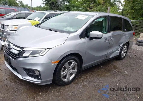 2019 Honda Odyssey Ex-L из США, поврежденный, VIN 5FNRL6H7XKB030890